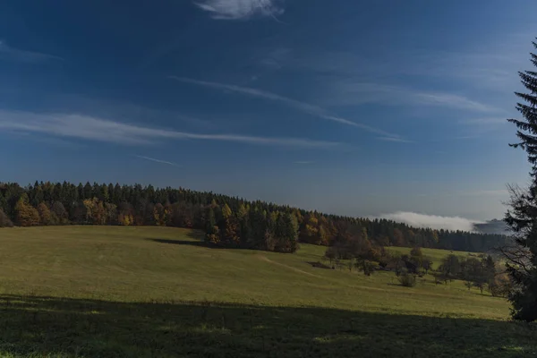 Mooie Herfst Ochtend Nabij Dorp Zitkova Moravië Buurt Van Grens — Stockfoto