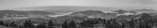 Mañana Blanco Negro Parque Nacional Pieniny Mañana Verano —  Fotos de Stock