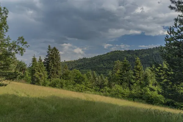 斯洛伐克皮内尼国家公园多云黑暗炎热的天气 — 图库照片