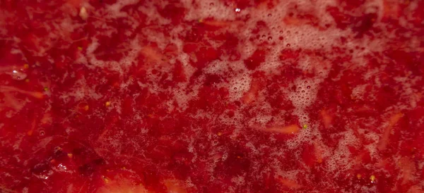 Çilek ile şeker'de siyah beyaz çini mutfak tabloda yapma