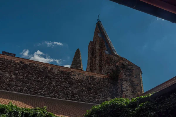 Ruin Old Monastery Dolni Kounice Village Middle Hot Sunny Summer — Stock Photo, Image