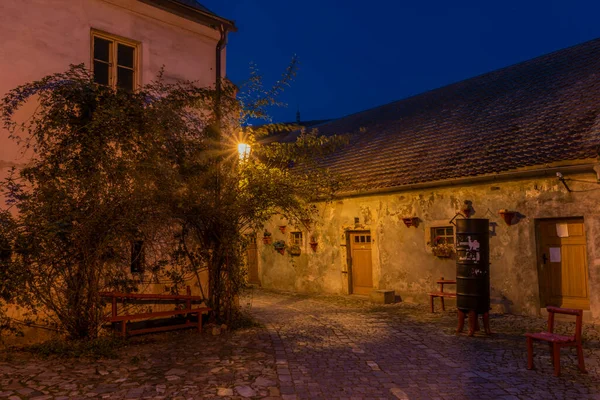 Cesky Krumlov Ruas Cidade Velha Praças Cor Outono Logo Bela — Fotografia de Stock