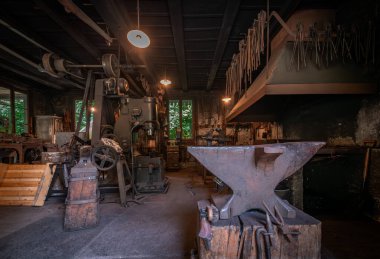 Open air museum with old rural houses interior in Brienz Switzerland 09 09 2025
