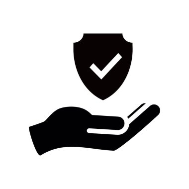 El çizgisi üzerinde koruyucu simge