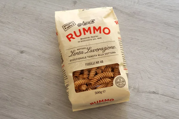 Roma, İtalya - 6 Eylül 2025: Rummo Pasta, Benevento 'da (İtalya) 1846' dan beri usta makarna üreticileri