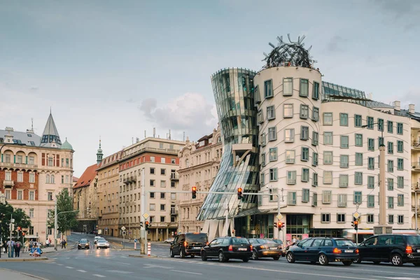 Praga República Checa Mayo 2018 Dancing House Ginger Fred Fue — Foto de Stock