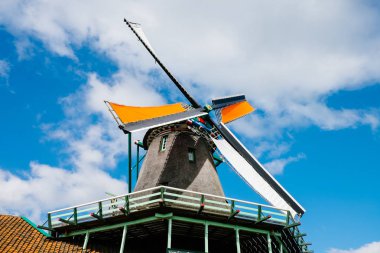 Zaanse Schans Yel Değirmeni - Hollanda