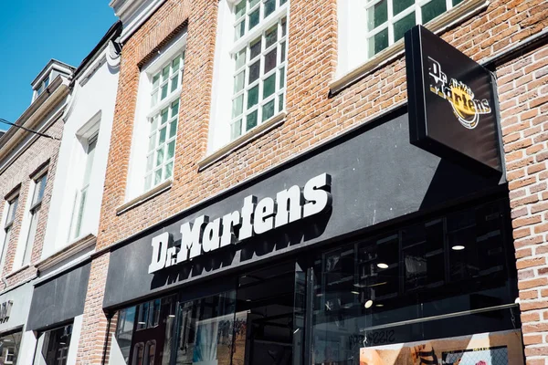 Utrecht Pays Bas Mai 2019 Enseigne Magasin Chaussures Martens — Photo