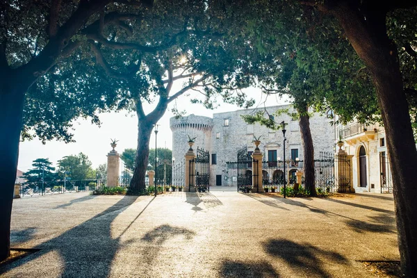 Utsikt Från Den Kommunala Trädgården Villa Garibaldi Del Castello Och — Stockfoto