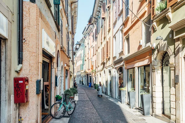 Salo Lago Garda Italia Domingo Septiembre 2019 Callejones Edificios Centro — Foto de Stock