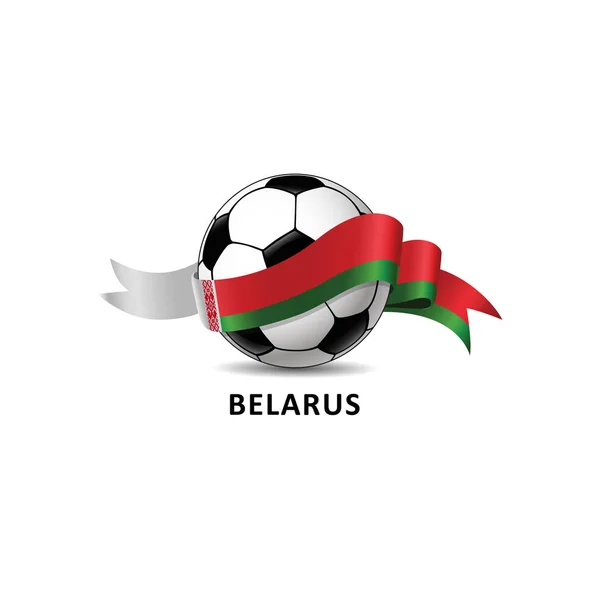 벨라루스의 다채로운 흔적이 선수권 게임에 일러스트 디자인 초대장 전단지 포스터 — 스톡 벡터