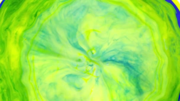 Abstract Colorful Paint Ink Explode Diffusion Psychedelic Blast Movement Soft — Stock Video