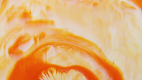 Abstrakte Bunte Paint Ink Explode Diffusion Psychedelic Blast Movement Weiche — Stockvideo