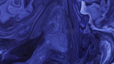 Soyut Renkli Boya Mürekkebi Patlaması Psikedelik Patlama Hareketi. yumuşak renkler, soyut kompozisyon. Mavi mermer zemin ile akrilik dokusu 