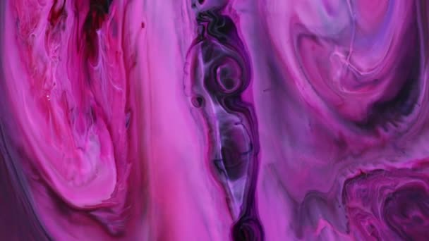 Abstrakte Bunte Paint Ink Explode Diffusion Psychedelic Blast Movement Weiche — Stockvideo