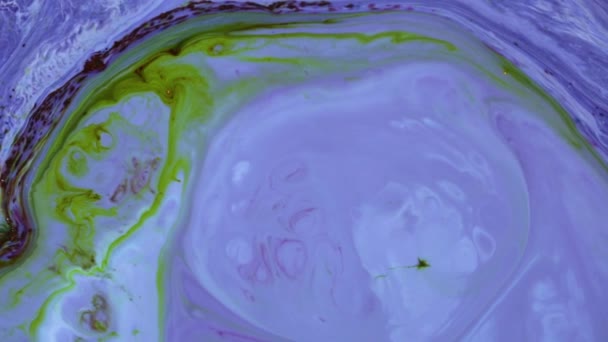 Résumé Colorful Paint Ink Explode Diffusion Psychedelic Blast Movement Couleurs — Video
