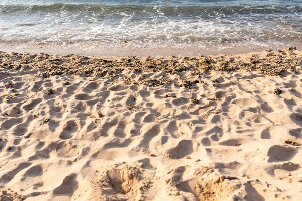 White Sand Beach Blue Sky — Stock Photo, Image