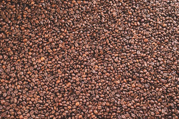 Tampilan Puncak Tekstur Kopi Pada Background Fresh Kualitas Kacang Kopi — Stok Foto