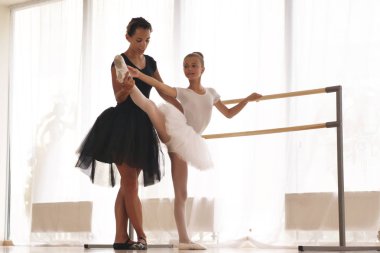 Bir öğretmen klasik dans dans etmeyi öğrenmek isteyen genç öğrencisi için bazı adımları öğretir. Kavramı: hırs, eğitim, öğretim ve dans için aşk