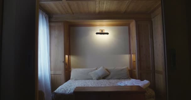 Video Interior Kamar Hotel — Stok Video