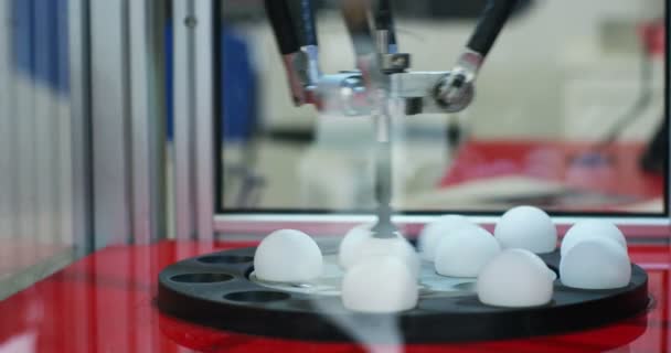 Industriell Automation Visar Kraften Robotik — Stockvideo