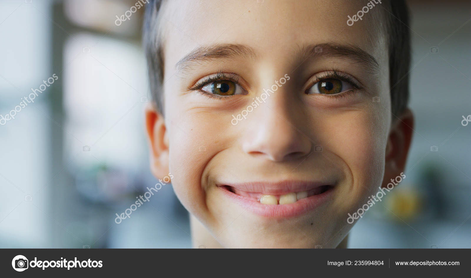 Close Portrait Little Boy Brown Eyes Looking Camera Kitchen Background Stock Photo Image By C Hquality Close Portrait Little Boy Brown Eyes Looking Camera Kitchen Background Stock Photo Image By C Hquality