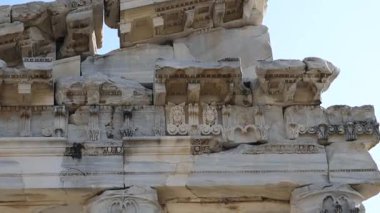 Pergamon ancient city - 4k image of the Pergamon ancient city in Izmir Bergama