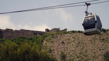 Pergamon ancient city - 4k image of the Pergamon ancient city in Izmir Bergama