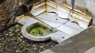 Asklepion Ancient City in Pergamon  Historical Ruins of Healing Center4K aerial and ground footage of Asklepion Ancient City in Pergamon (Bergama, Turkey)