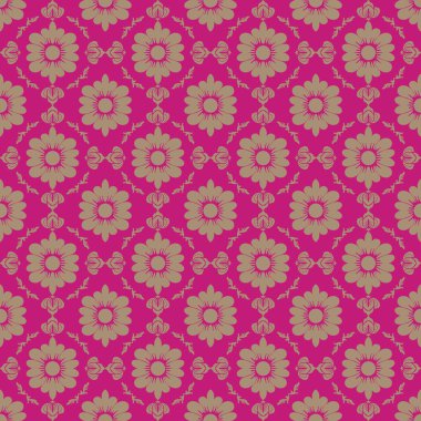 Çiçekli Hint desenleri kumaş tasarımında giysi, tekstil, arka plan, duvar kağıdı, nakış, çiçek deseni için kullanılabilir. 