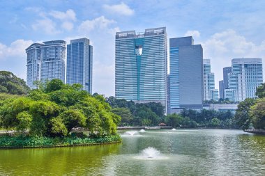 Perdana botanik bahçe manzarası Oda Kuala Lumpur, Malezya