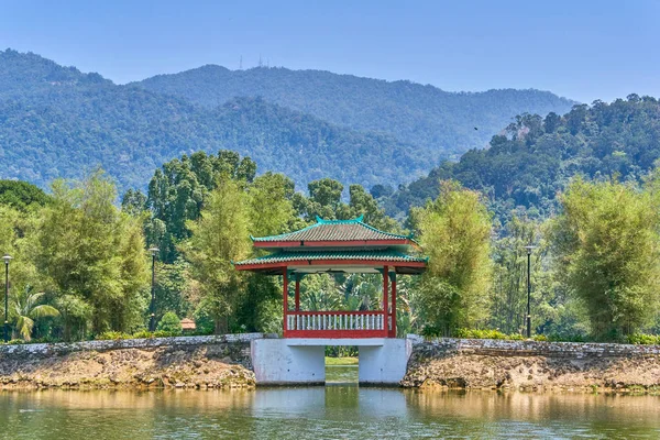 Wunderschöne Taiping Lake Gärten Alkoven Oder Taman Tasik Malaysia — Stockfoto