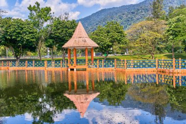 Güzel Taiping Lake Gardens oyuk ya da Taman Tasik, Malezya