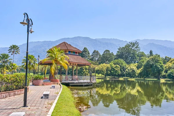 Lindo Taiping Lake Gardens Taman Tasik Malásia — Fotografia de Stock