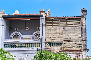 Eski evde Penang Adası, Georgetown, Malezya