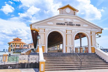 Church street pier Georgetown, Penang Adası, Malezya