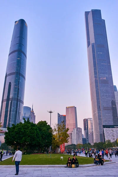Гуанчжоу Провінції Гуандун Китай Лютого 2018 Хуанпу Нове Місто Заході — стокове фото