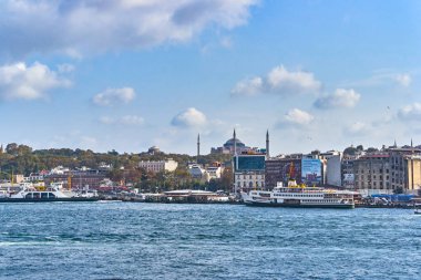 Istanbul, Türkiye - Ocrober 12, 2018: Boğaz 