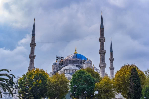 Blå Moskén Sultanahmet Camii Istanbul Turkiet — Stockfoto