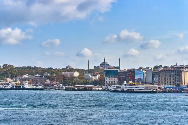 Istanbul Turkiet Ocrober 2018 Bosporen — Stockfoto