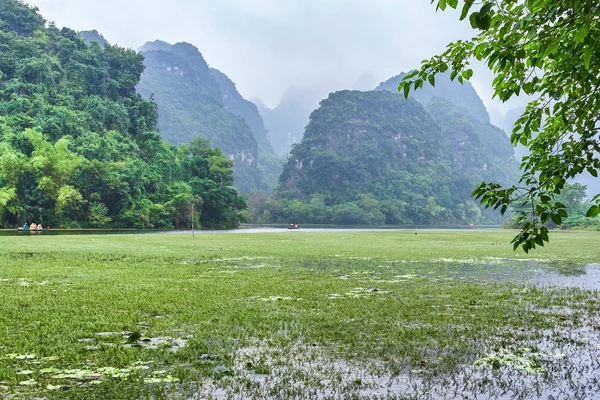 Beau Brouillard Trang Ninh Binh Vietnam — Photo