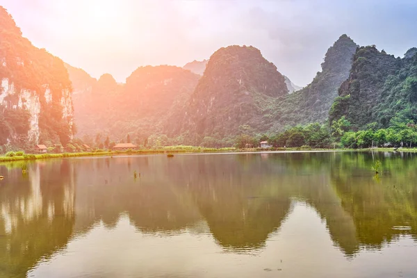 Bergen Weergave Ninh Binh Vietnam — Stockfoto