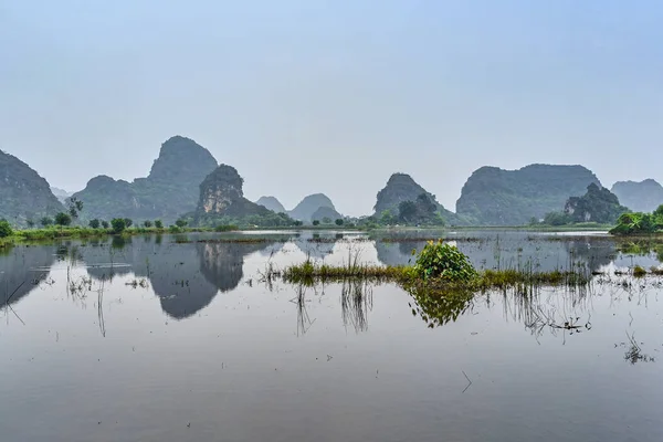 Vista Montanhas Ninh Binh Vietnã — Fotografia de Stock