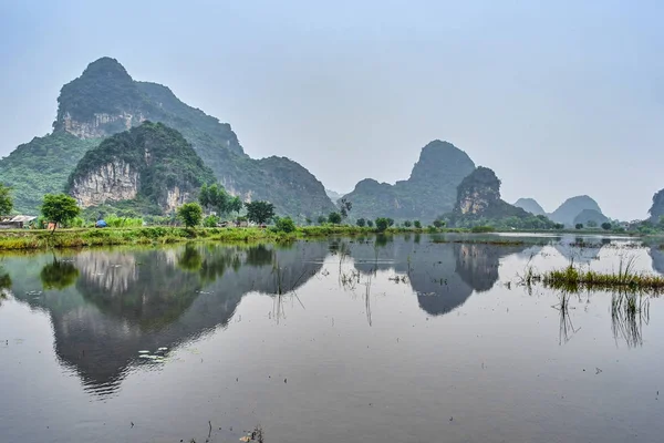 Bergen Weergave Ninh Binh Vietnam — Stockfoto