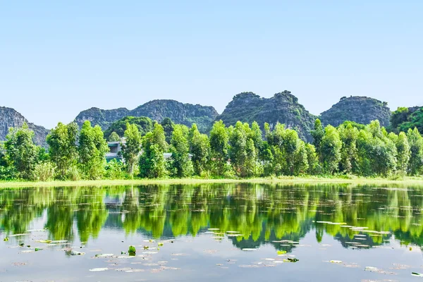 Vue Sur Les Montagnes Ninh Binh Vietnam — Photo