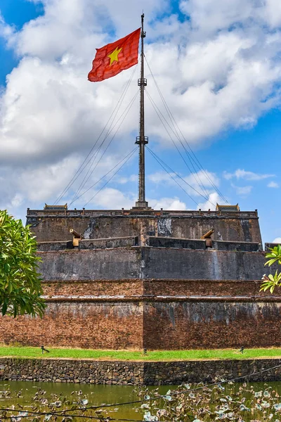 Flag Tower Cot Hue Imperial Citadel Vietnam — Stock Photo, Image
