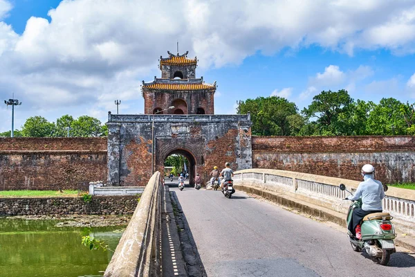 Ngan Gate Mieście Imperial Hue Cytadeli Wietnam — Zdjęcie stockowe