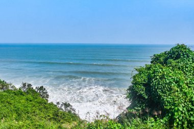 Hai Van Pass (Phu Tho) ünlü yolu doğal görünümü, Vietnam