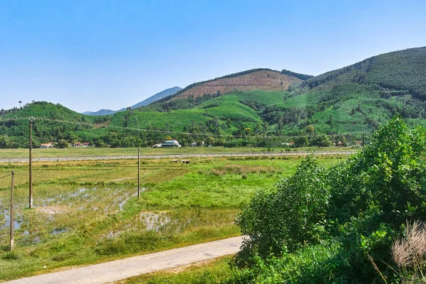 ハイヴァン峠 Phu Tho 有名な道路の風光明媚なビュー ベトナム — ストック写真