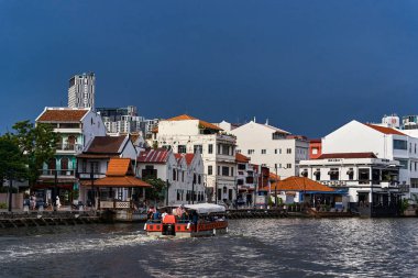 Old City nehir Unesco miras im Melaka, Malezya
